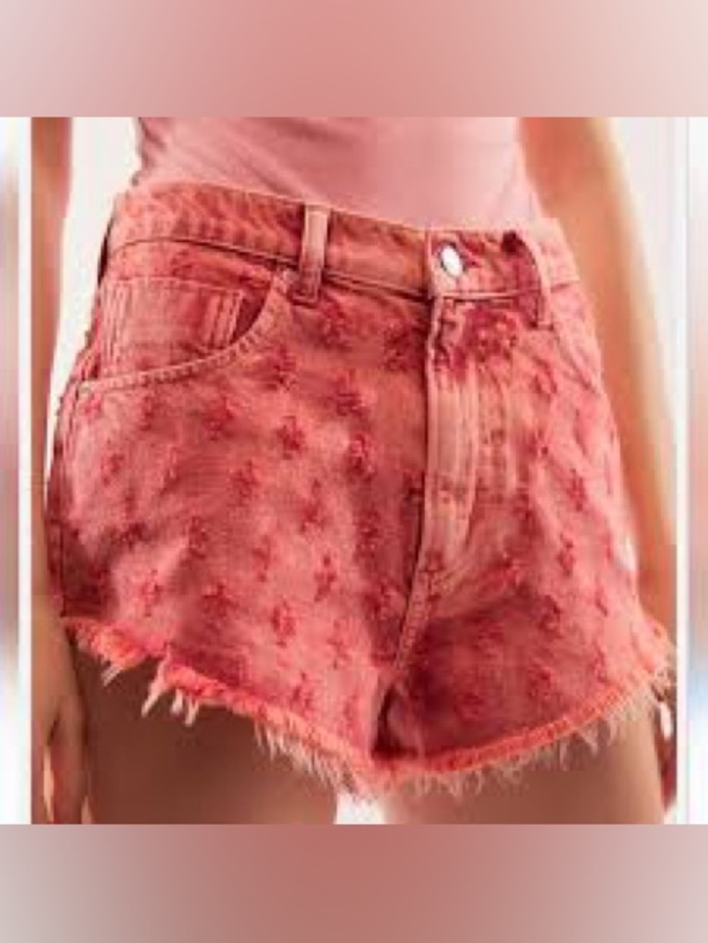 Free People Women's Mixed Emotions Hi Lo Short Size 28